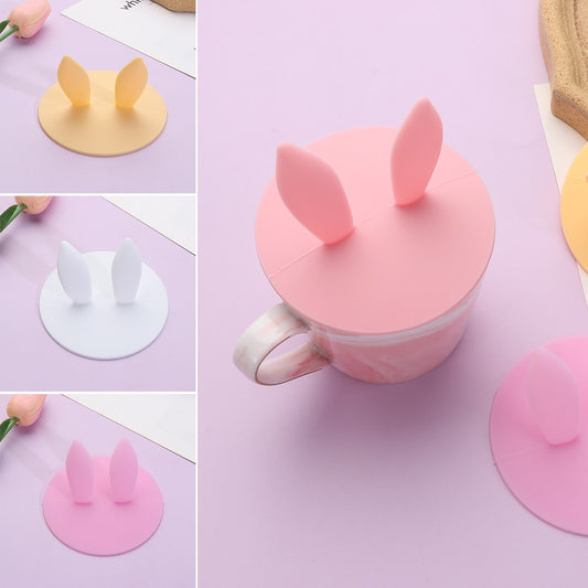 cute cat and bunny cup cover