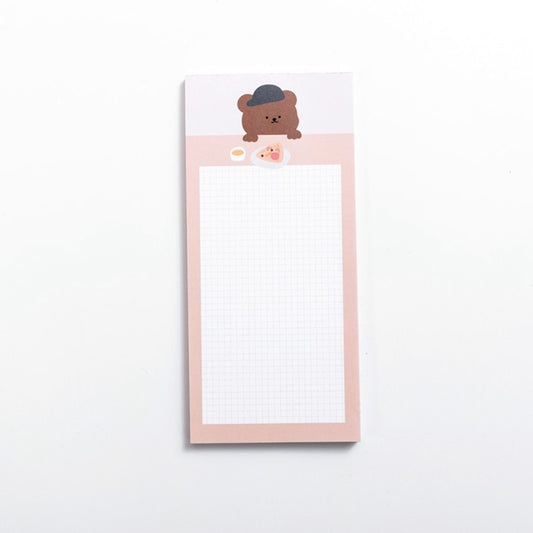 cute bear memopad