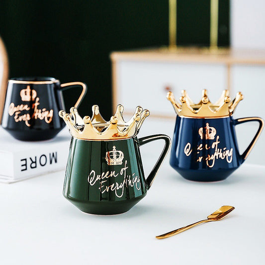 luxury crown mug