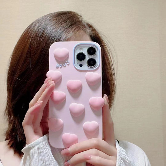 cute heart iphone phone cover