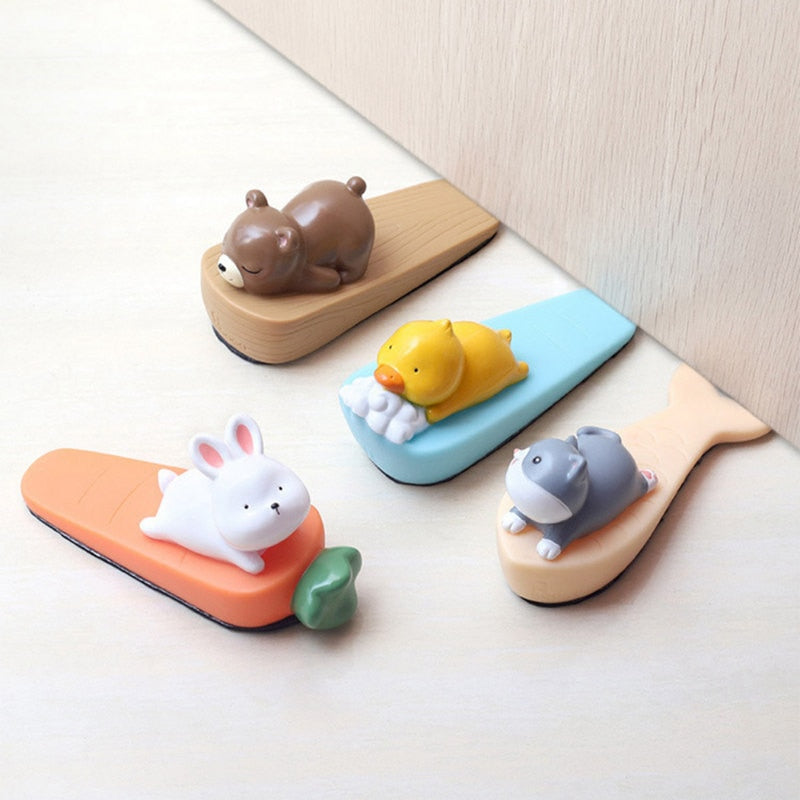 cute animal door stopper