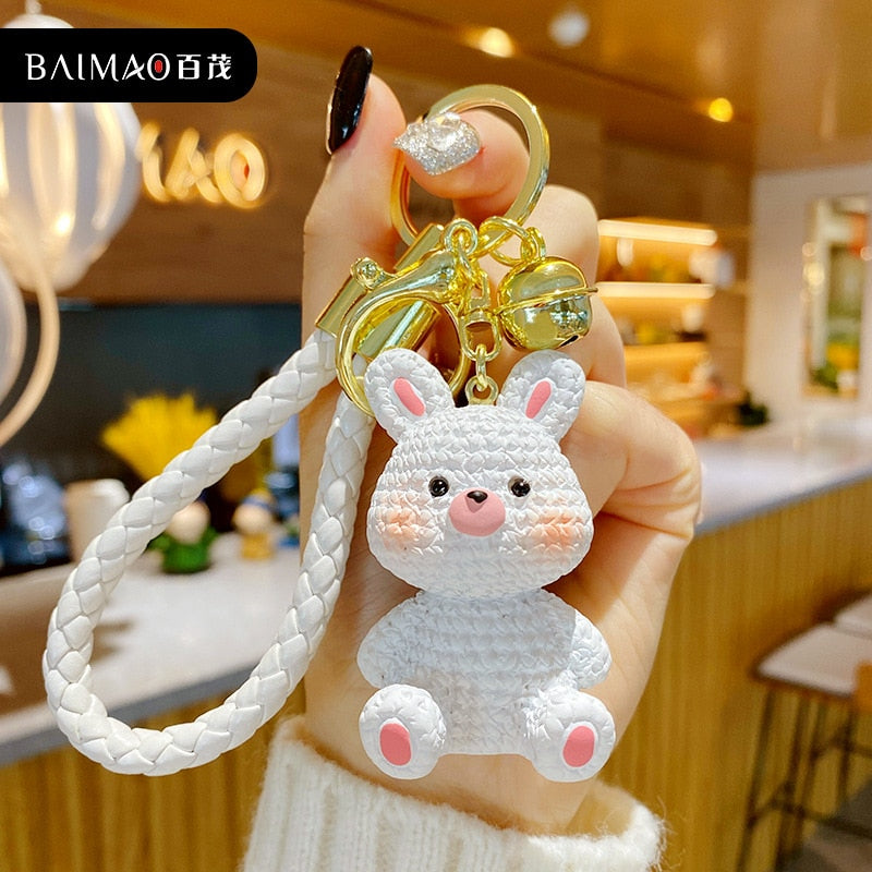 cute rabbit keychain