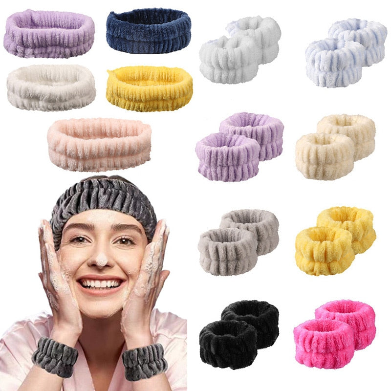 face washing hairbands