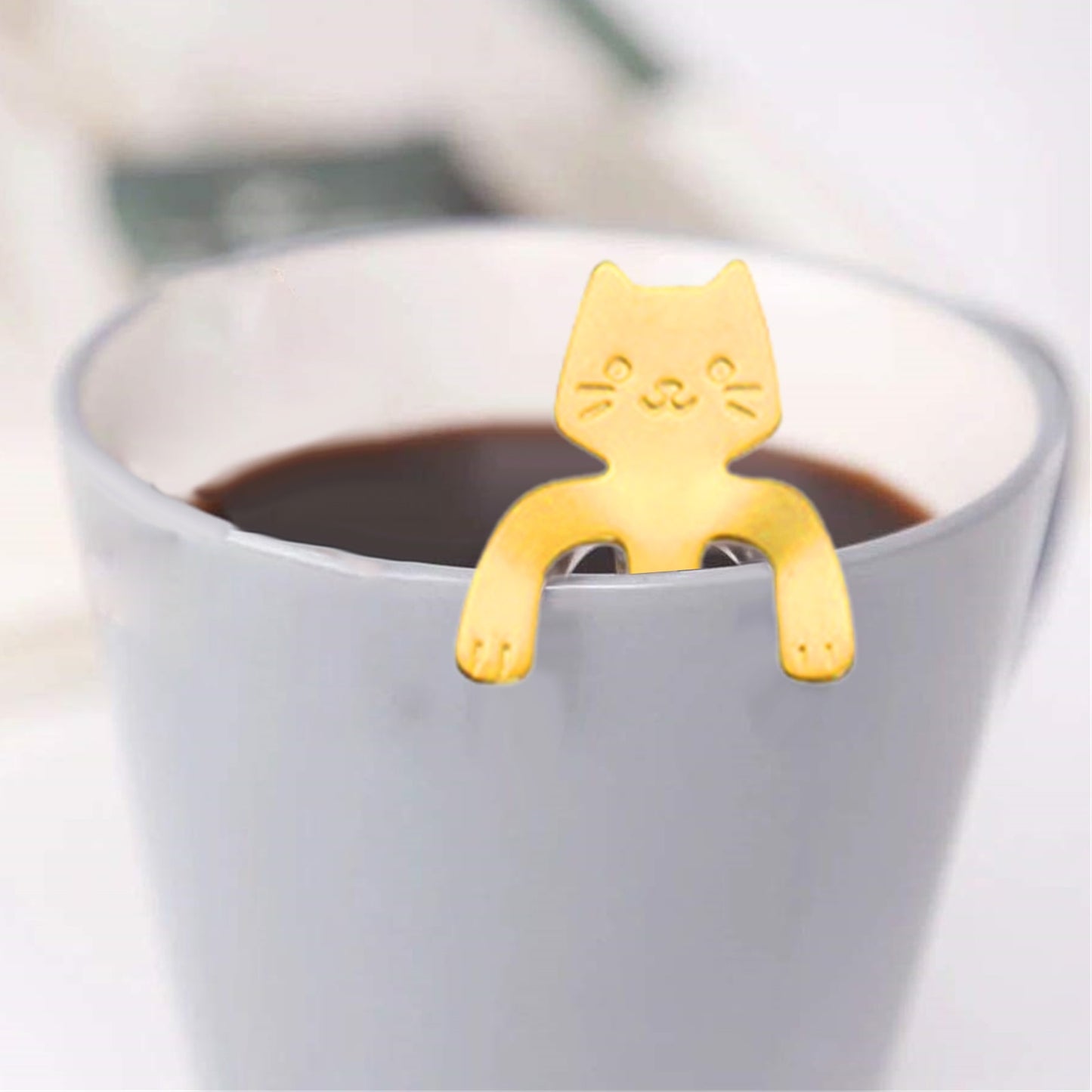 cute cat spoon