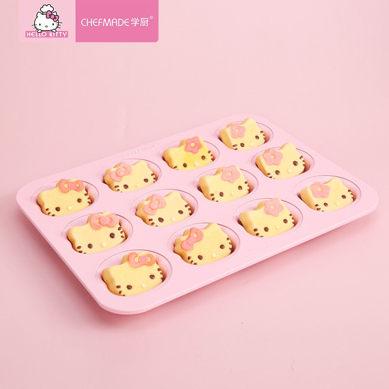 cute kitty cupcake mold