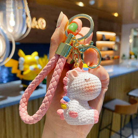 cute unicorn keychain