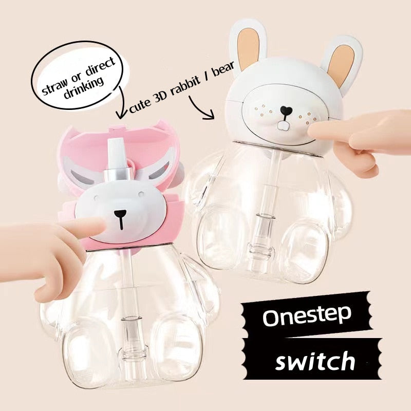  rabbit water straw bottle