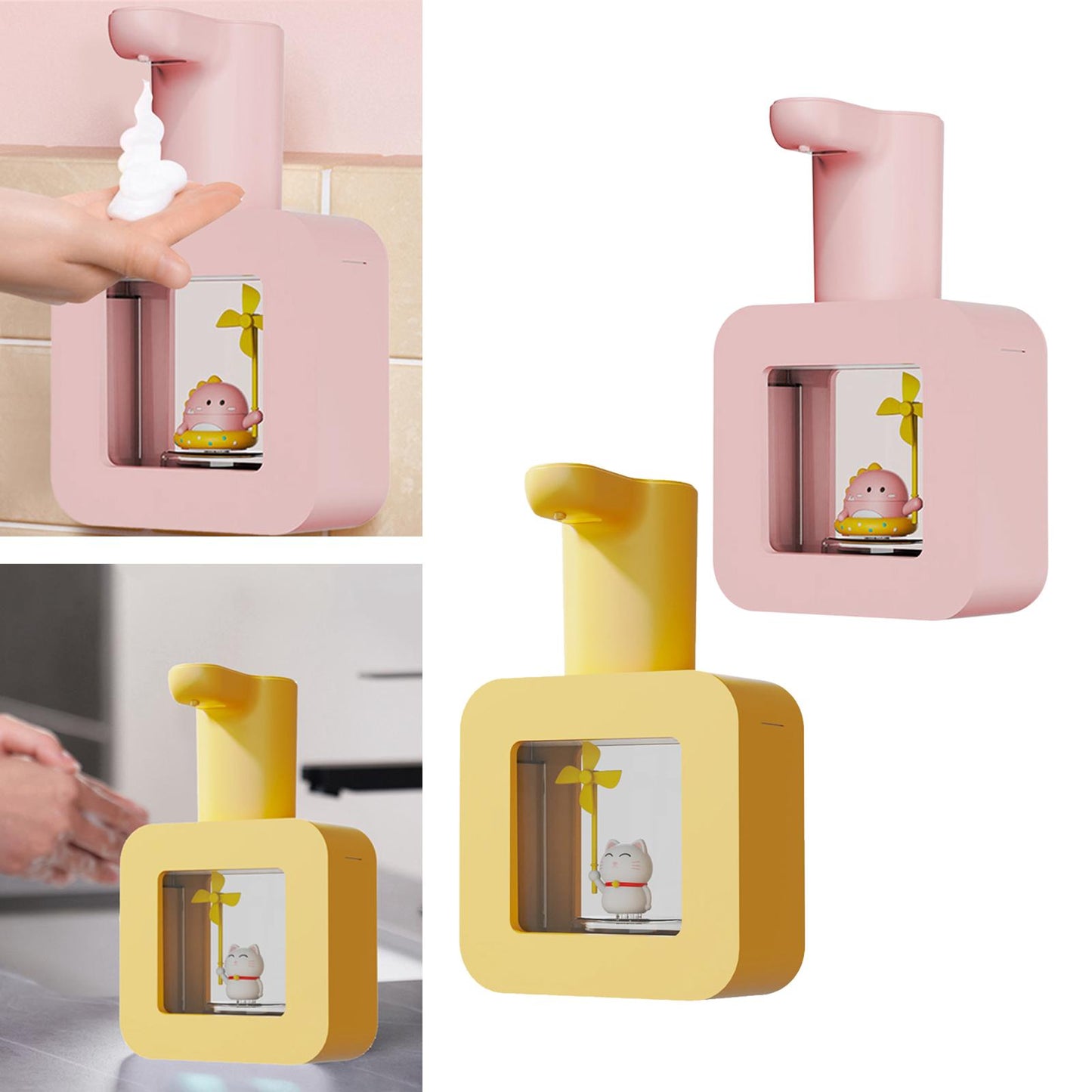 automatic soap and sanitizer dispenser