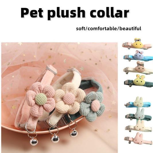 super cute adjustable pet collar