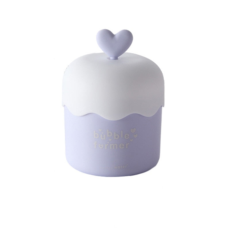 super cute heart foam maker