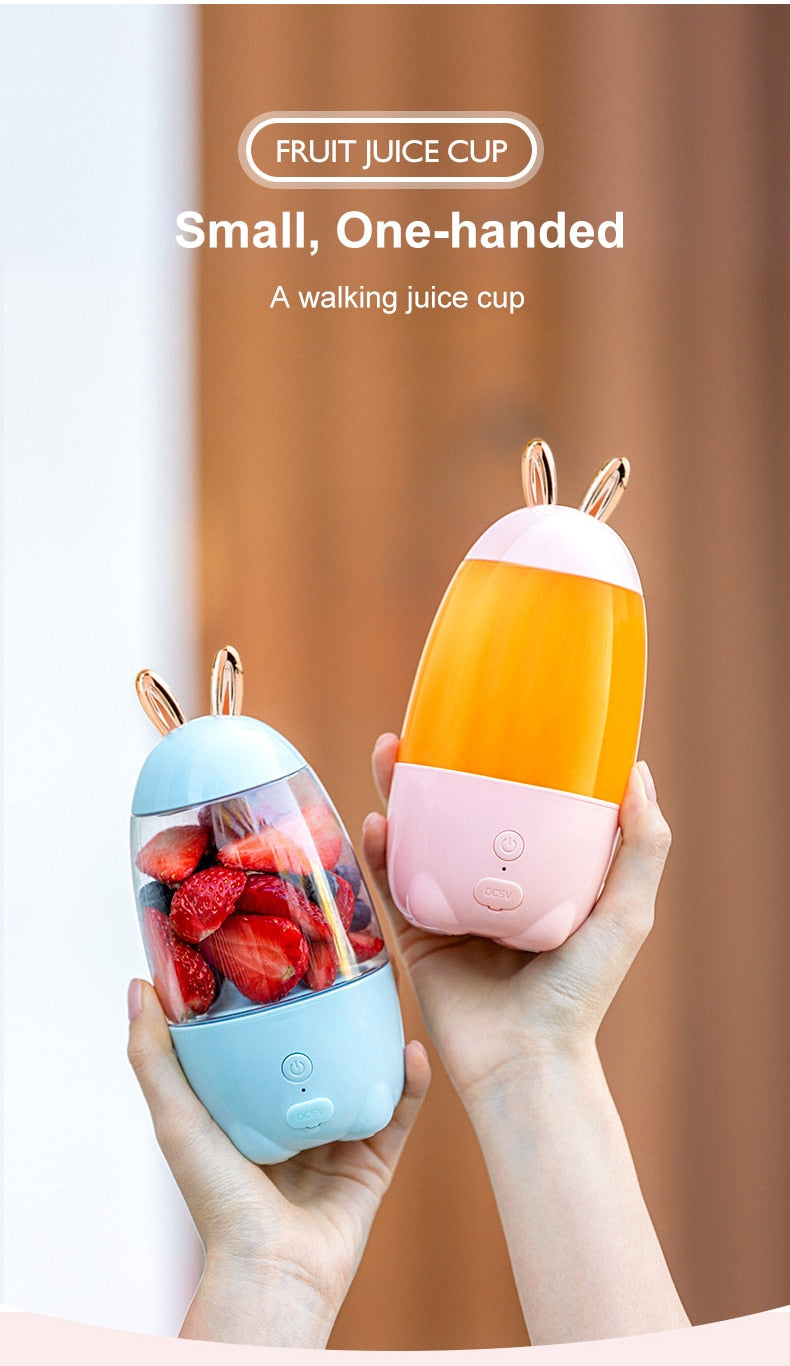Super Cute Bunny Portable Blender – HappyMargaritas