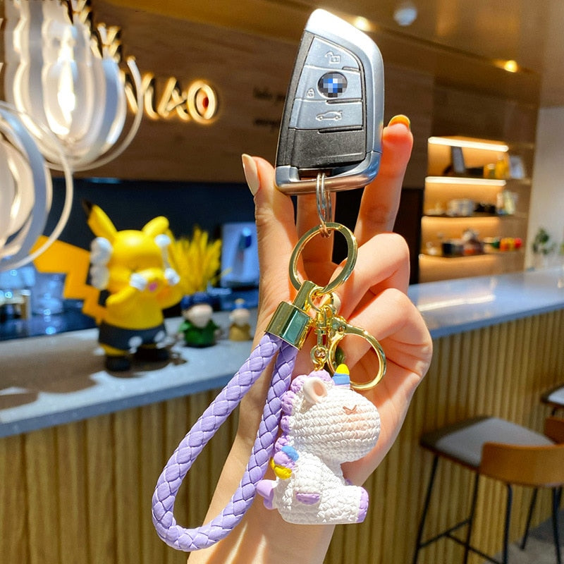 unicorn keychain